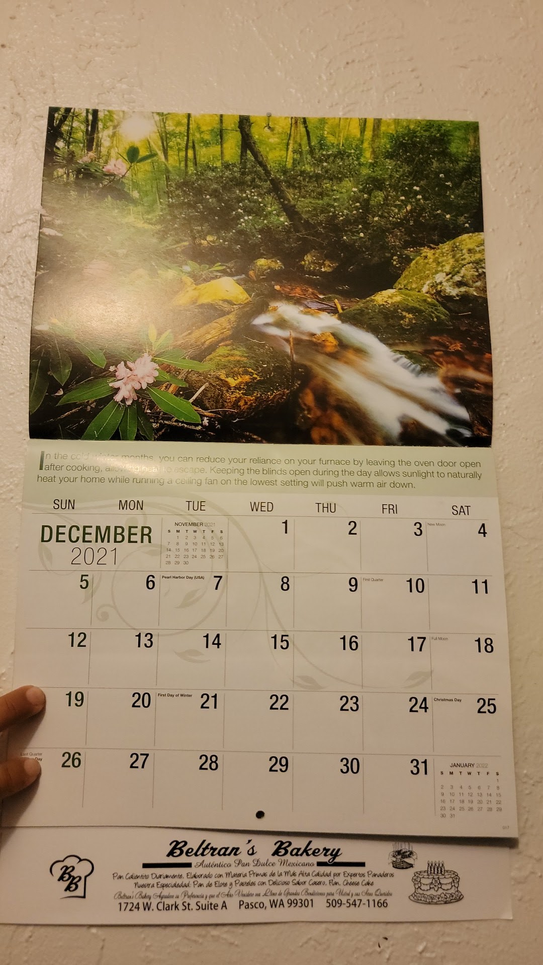 Beltran's Bakery Menu