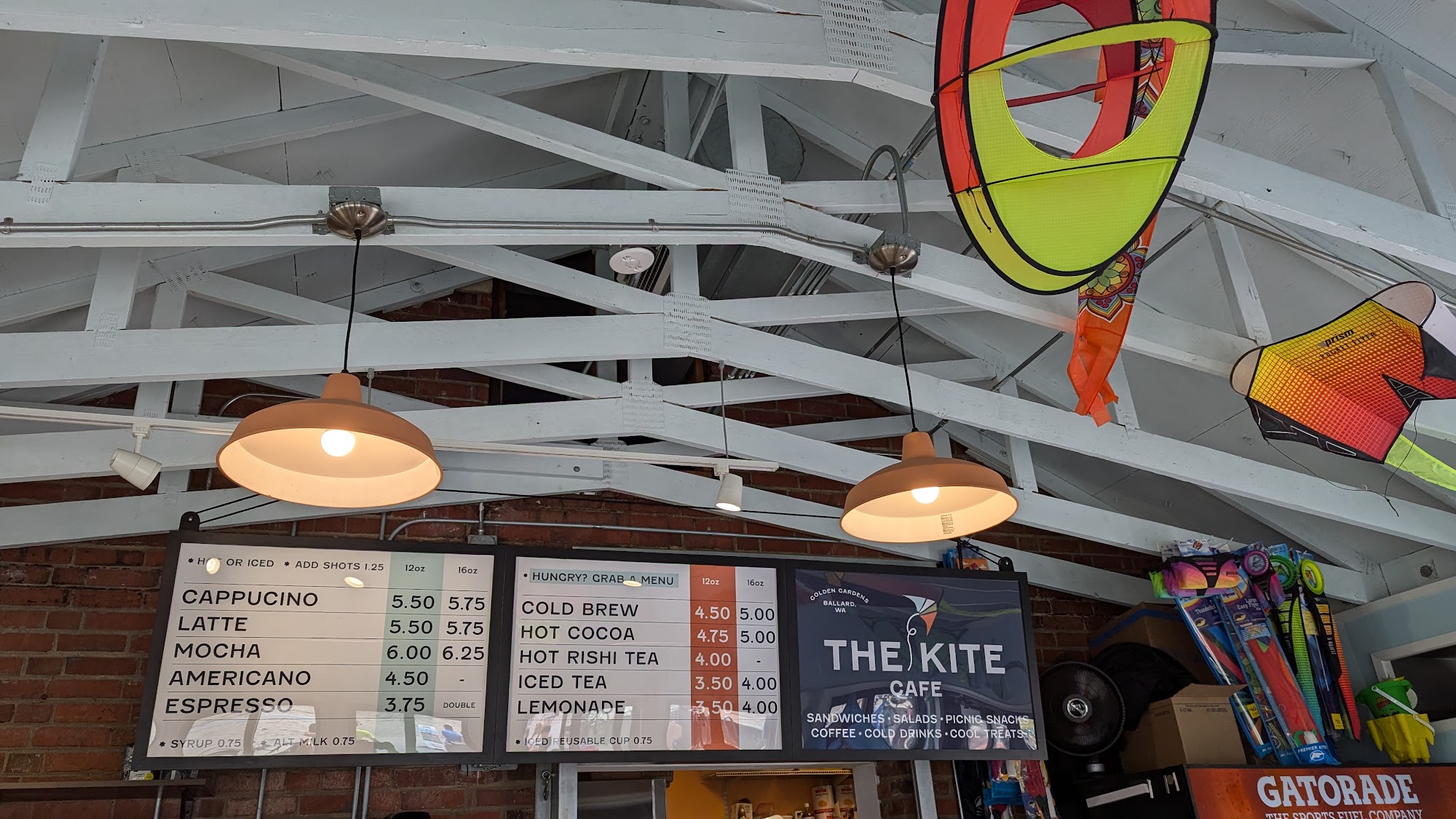 The Kite Cafe Menu
