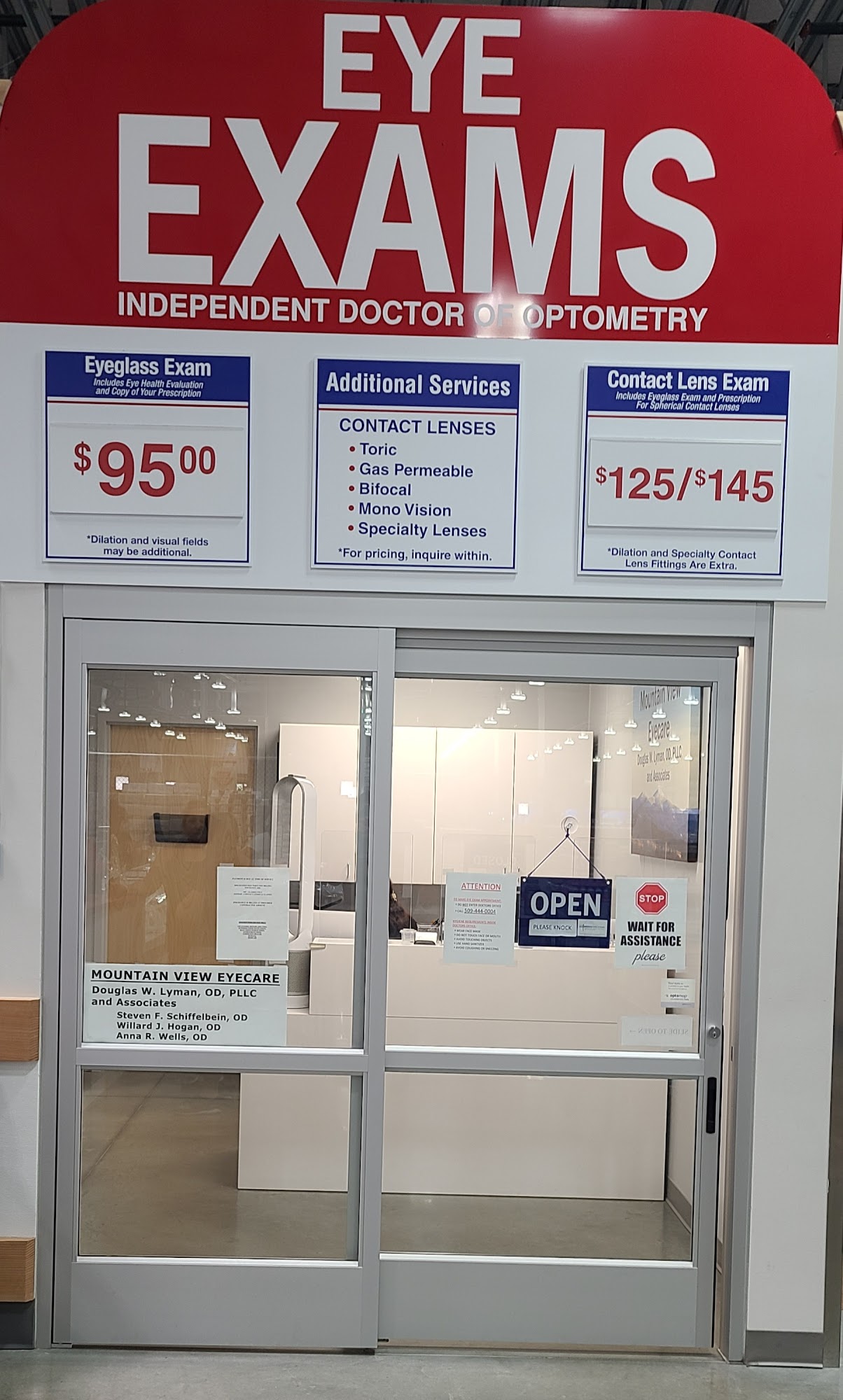 Costco Optical Department Spokane