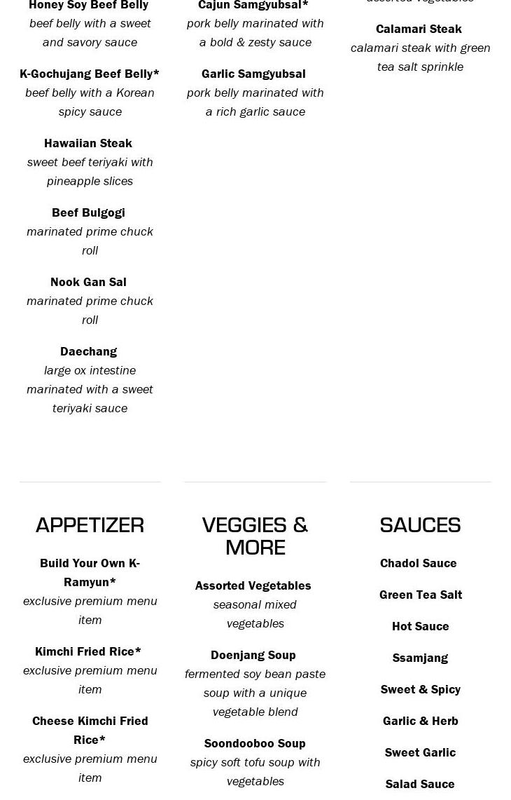 Gen Korean Bbq House Tukwila Menu Menu for Gen Korean BBQ House, Tukwila, WA - Restaurantji