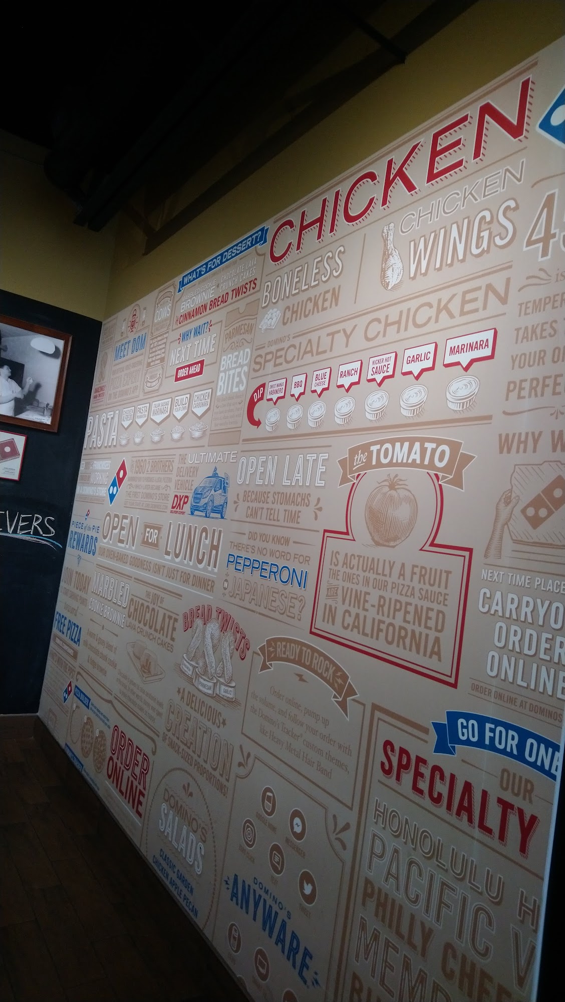 Domino's Pizza Menu