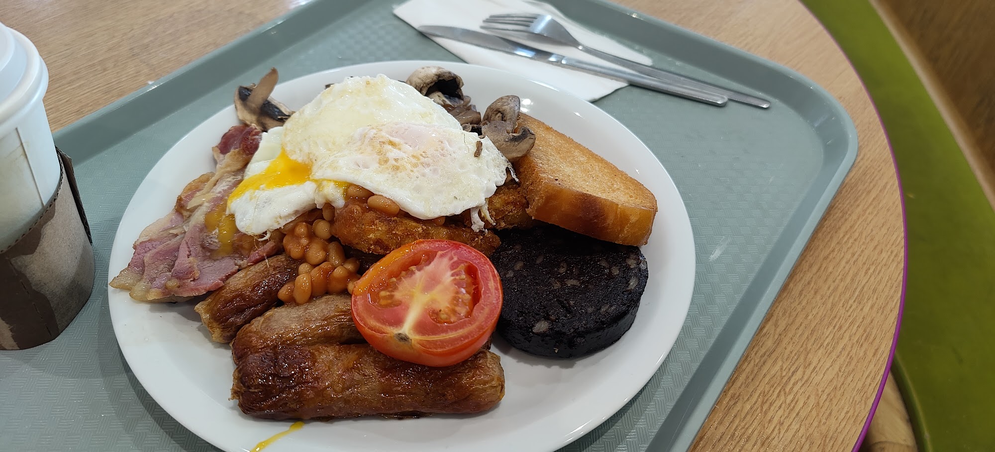 The Good Breakfast Welcome Break Warwick Services Southbound M40 Jct 13/12, Warwick