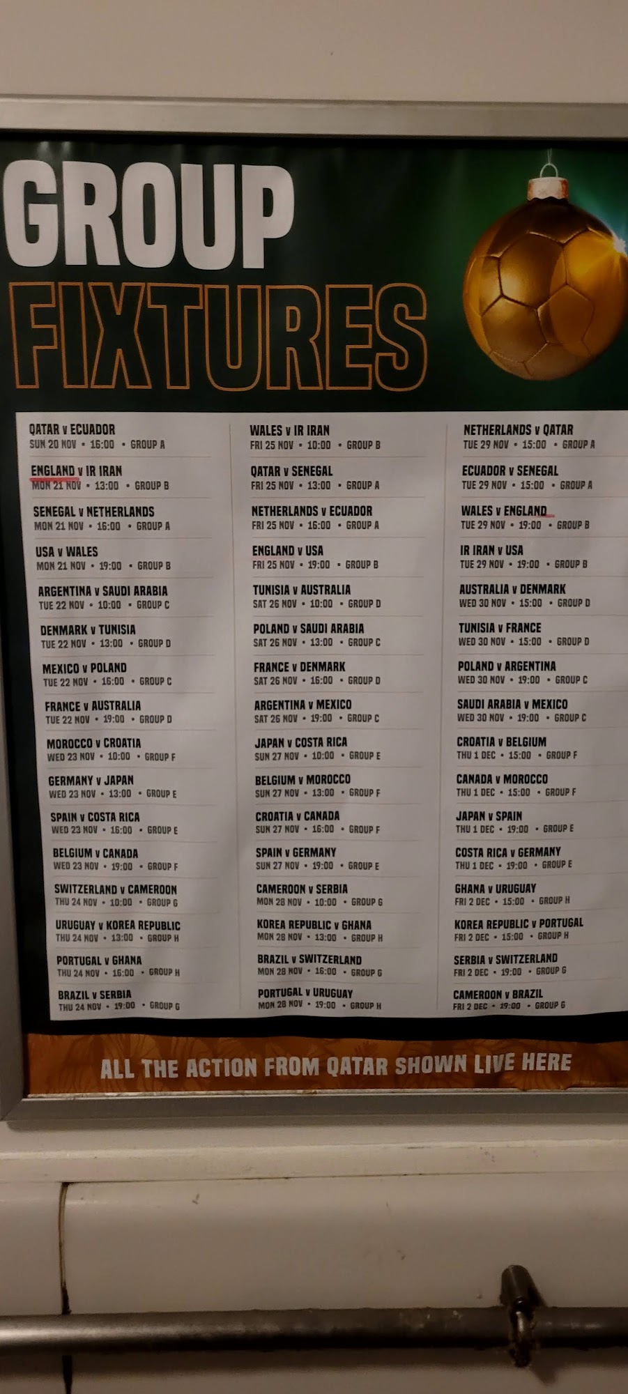 New Scarborough Menu