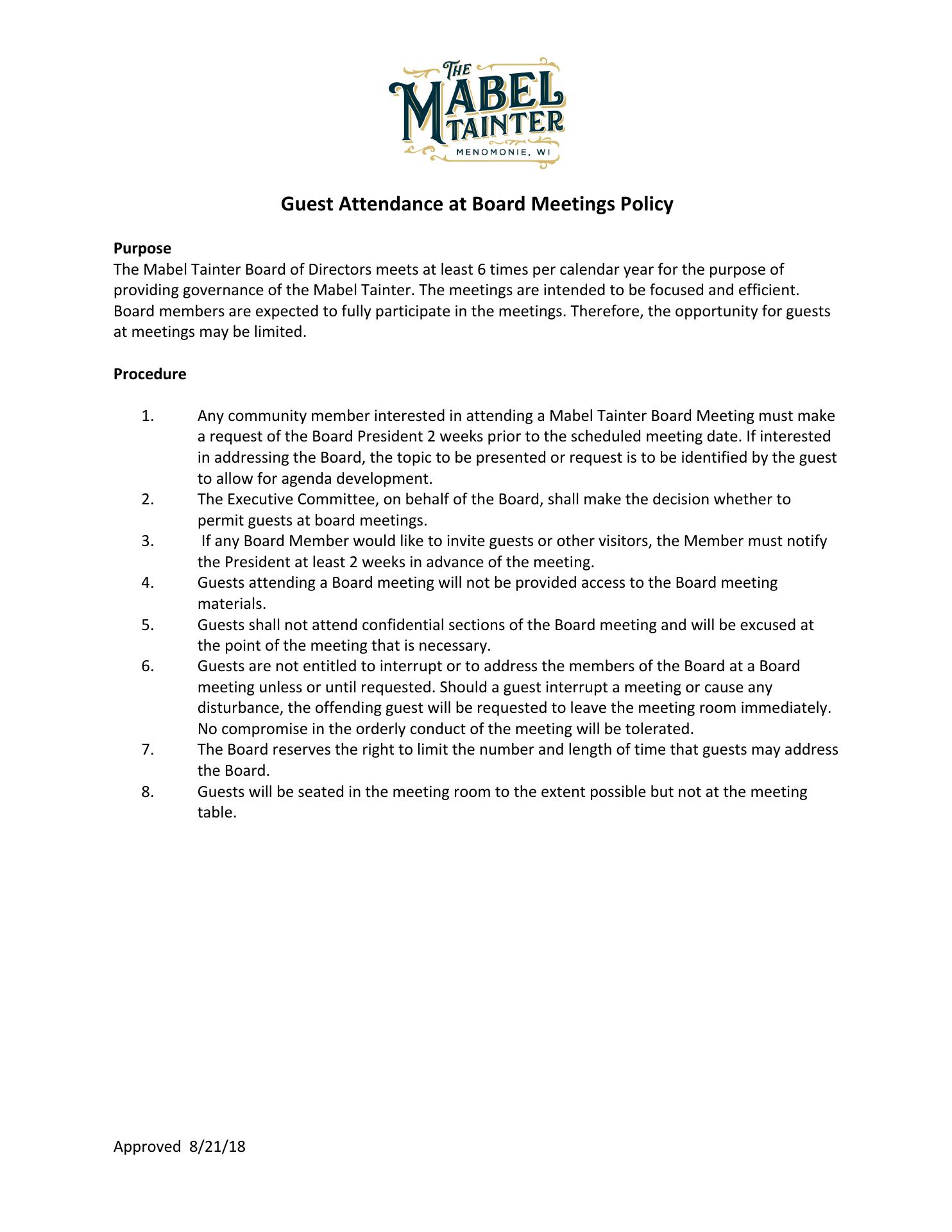 The Spirit Room Menu