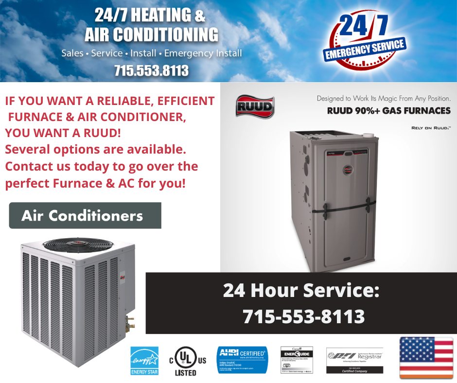 Bryan's 24/7 Heating and Air Conditioning 308 Dairyland Ave, Milltown Wisconsin 54858