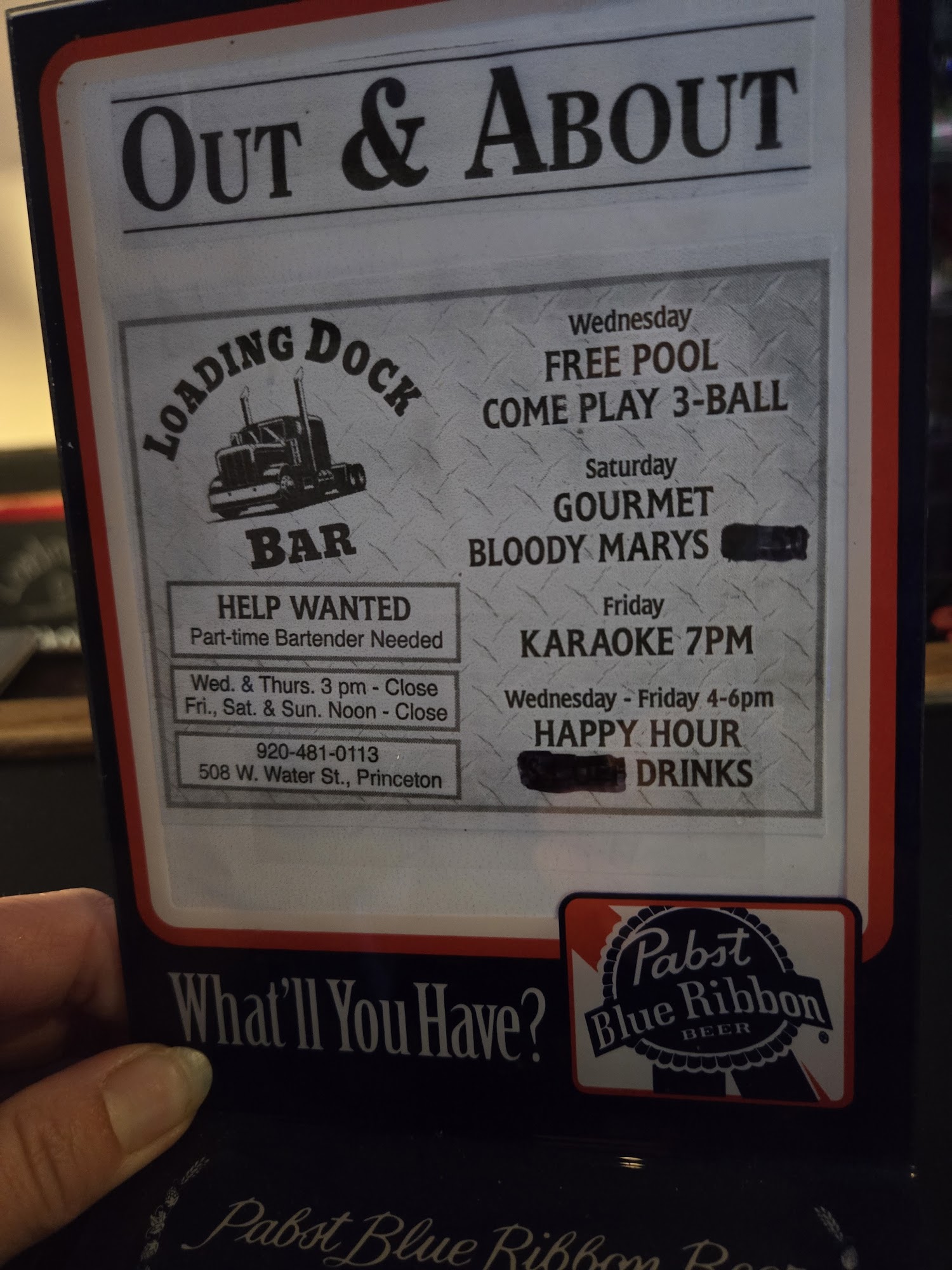 The Loading Dock Bar And Grill Menu - c7a17fz