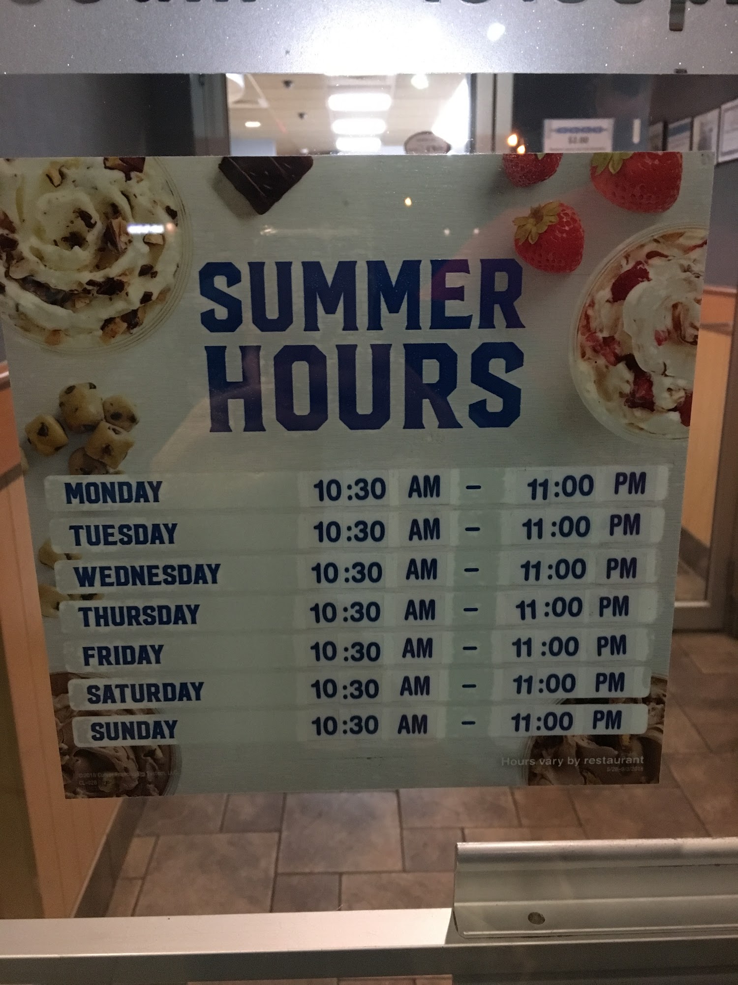 Culver’s Menu