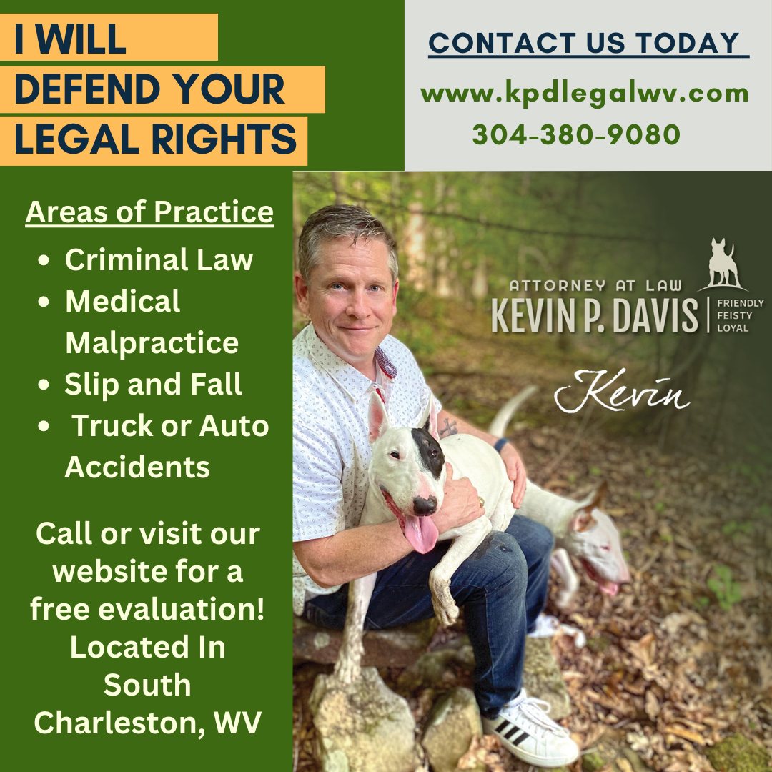 Kevin P. Davis Attorney at Law 320 2nd Ave SW, South Charleston West Virginia 25303